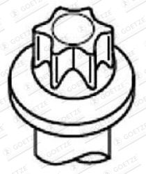 GOETZE Комплект болтов головки цилидра 22-01335B