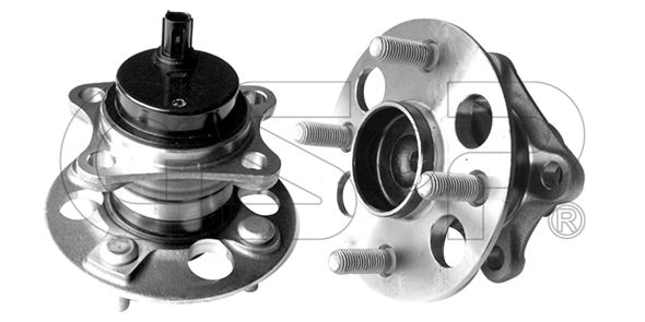 GSP Комплект подшипника ступицы колеса 9400087