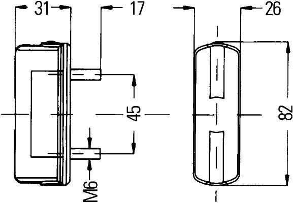 HELLA Фонарь освещения номерного знака 2KA 997 011-021