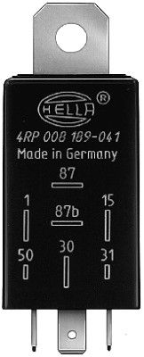 HELLA Реле, топливный насос 4RP 008 189-041