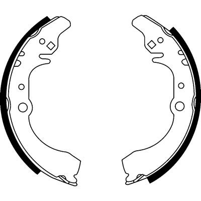 HELLA Комплект тормозных колодок 8DB 355 002-121