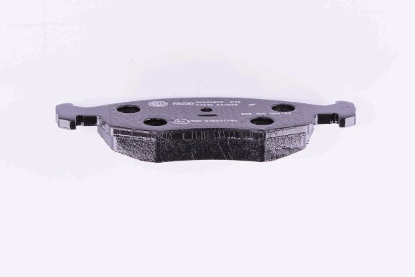 HELLA Комплект тормозных колодок, дисковый тормоз 8DB 355 009-131