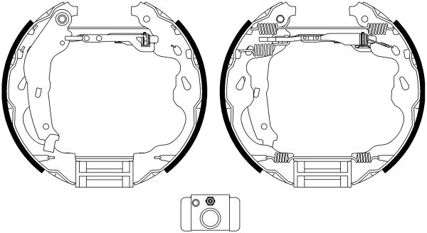 HELLA Комплект тормозных колодок 8DB 355 022-471