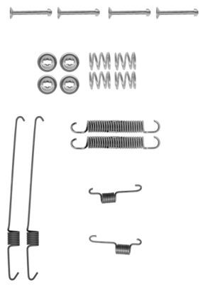 HELLA Piederumu komplekts, Bremžu loki 8DZ 355 200-001