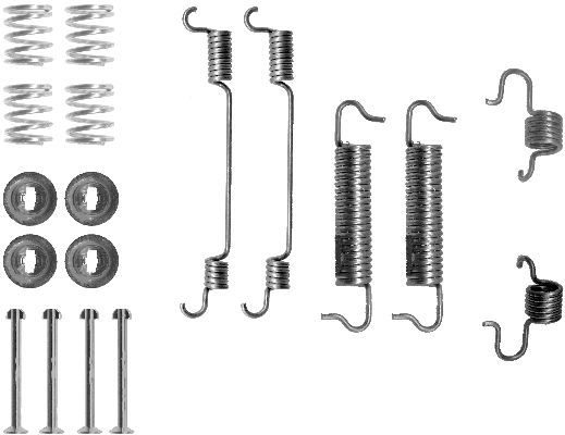 HELLA Комплектующие, тормозная колодка 8DZ 355 200-531