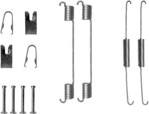 HELLA Piederumu komplekts, Bremžu loki 8DZ 355 200-541