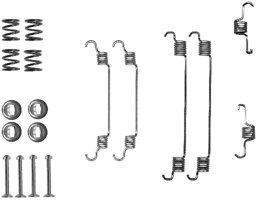 HELLA Piederumu komplekts, Bremžu loki 8DZ 355 200-681