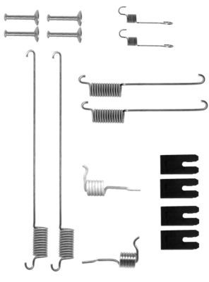 HELLA Piederumu komplekts, Bremžu loki 8DZ 355 200-721