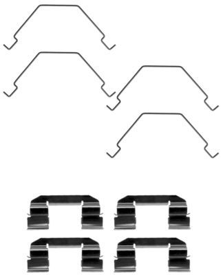 HELLA Комплектующие, колодки дискового тормоза 8DZ 355 203-691