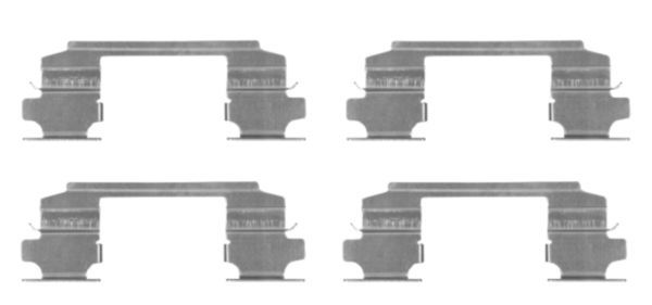 HELLA Piederumu komplekts, Disku bremžu uzlikas 8DZ 355 203-731