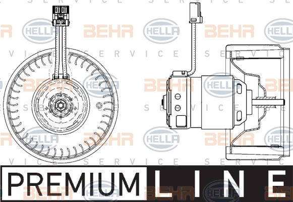 HELLA Salona ventilators 8EW 009 157-171