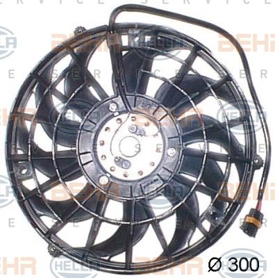 HELLA Ventilators, Motora dzesēšanas sistēma 8EW 009 157-311