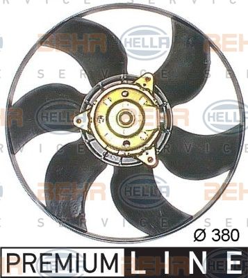 HELLA Ventilators, Motora dzesēšanas sistēma 8EW 009 158-501