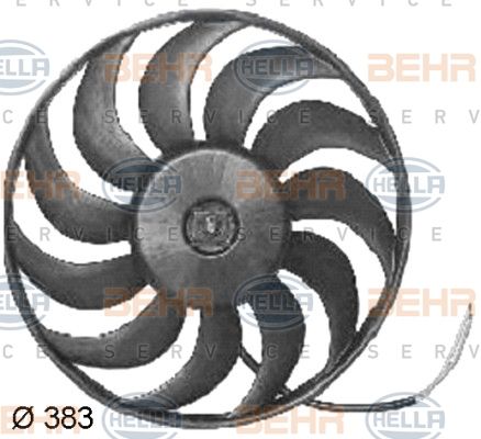 HELLA Ventilators, Motora dzesēšanas sistēma 8EW 351 034-781