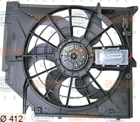 HELLA Ventilators, Motora dzesēšanas sistēma 8EW 351 038-391
