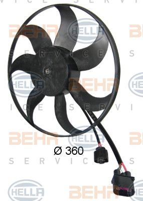 HELLA Ventilators, Motora dzesēšanas sistēma 8EW 351 039-171