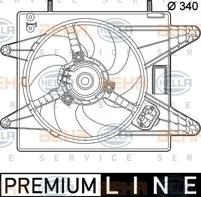 HELLA Ventilators, Motora dzesēšanas sistēma 8EW 351 039-431
