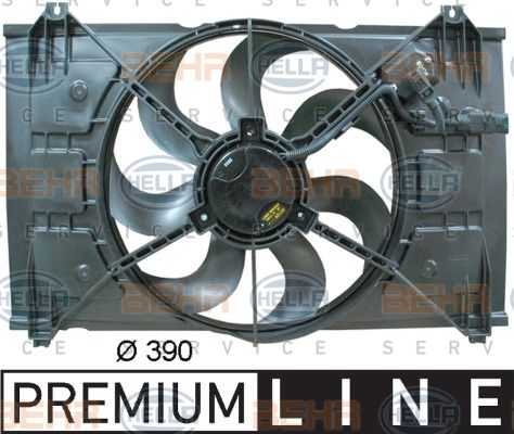 HELLA Ventilators, Motora dzesēšanas sistēma 8EW 351 041-351
