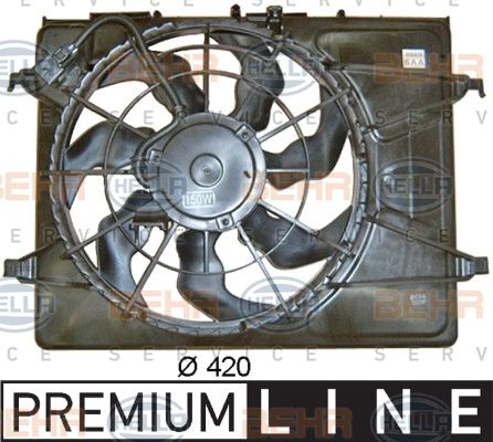 HELLA Ventilators, Motora dzesēšanas sistēma 8EW 351 043-351