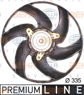 HELLA Ventilators, Motora dzesēšanas sistēma 8EW 351 043-521