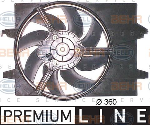 HELLA Ventilators, Motora dzesēšanas sistēma 8EW 351 043-671