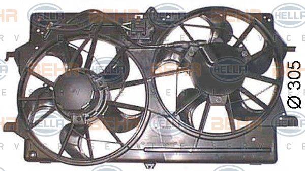 HELLA Ventilators, Motora dzesēšanas sistēma 8EW 351 044-451