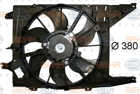 HELLA Ventilators, Motora dzesēšanas sistēma 8EW 351 044-521