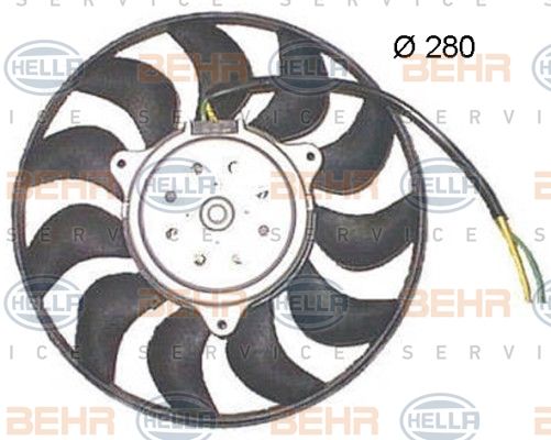 HELLA Ventilators, Motora dzesēšanas sistēma 8EW 351 150-034