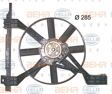 HELLA Ventilators, Motora dzesēšanas sistēma 8EW 351 150-251