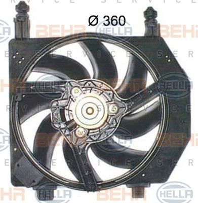 HELLA Ventilators, Motora dzesēšanas sistēma 8EW 351 150-264