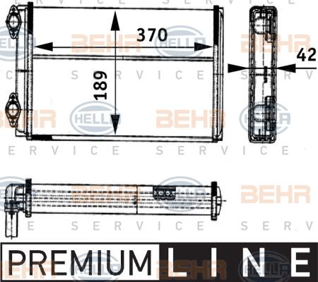 HELLA Siltummainis, Salona apsilde 8FH 351 312-421