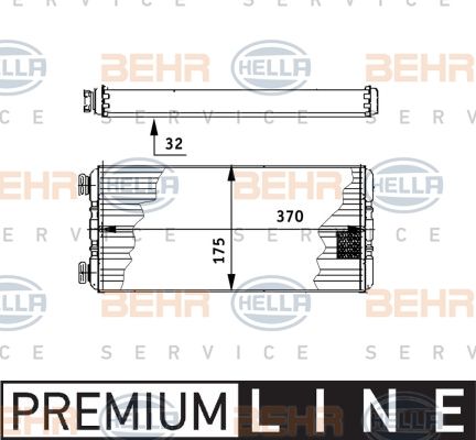 HELLA Siltummainis, Salona apsilde 8FH 351 312-571