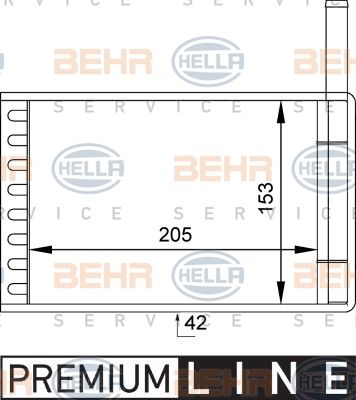 HELLA Siltummainis, Salona apsilde 8FH 351 313-111