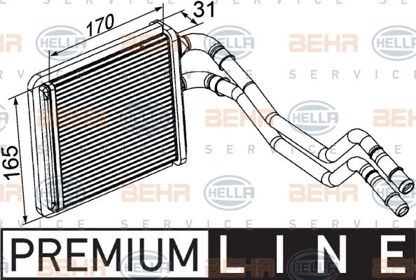 HELLA Siltummainis, Salona apsilde 8FH 351 315-591