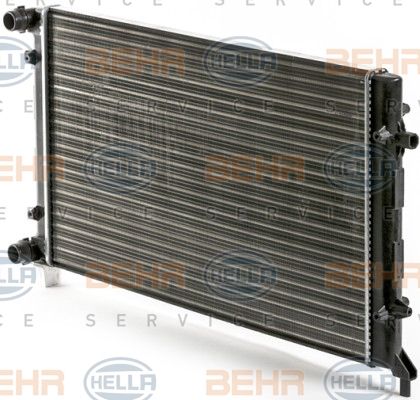 HELLA Радиатор, охлаждение двигателя 8MK 376 700-494