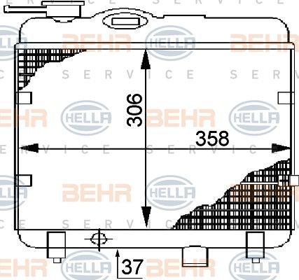 HELLA Radiators, Motora dzesēšanas sistēma 8MK 376 706-301