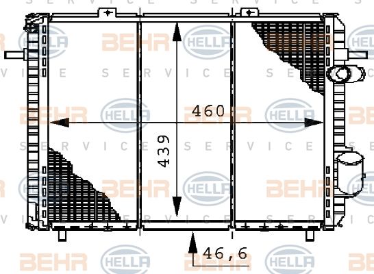 HELLA Radiators, Motora dzesēšanas sistēma 8MK 376 706-404