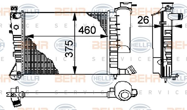 HELLA Radiators, Motora dzesēšanas sistēma 8MK 376 710-251