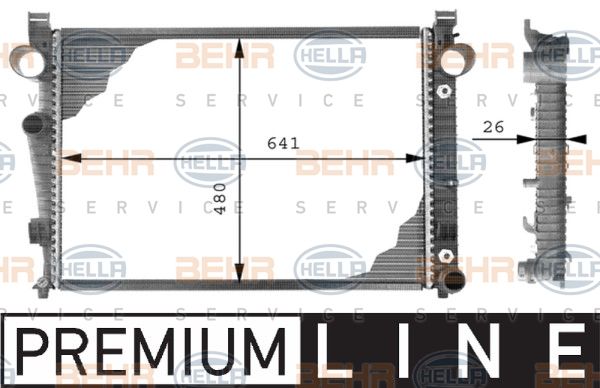 HELLA Radiators, Motora dzesēšanas sistēma 8MK 376 710-281