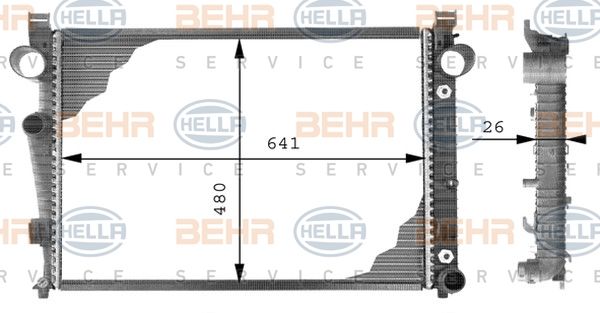 HELLA Radiators, Motora dzesēšanas sistēma 8MK 376 710-284