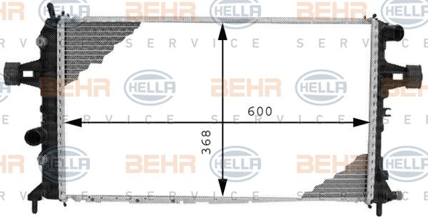 HELLA Radiators, Motora dzesēšanas sistēma 8MK 376 710-334