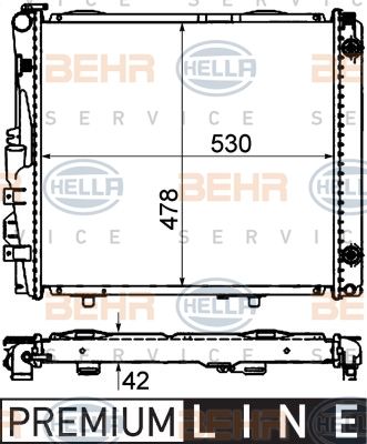 HELLA Radiators, Motora dzesēšanas sistēma 8MK 376 712-421
