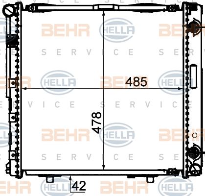 HELLA Radiators, Motora dzesēšanas sistēma 8MK 376 712-444