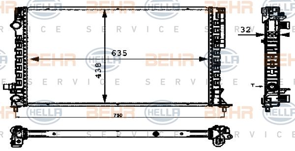 HELLA Radiators, Motora dzesēšanas sistēma 8MK 376 712-671