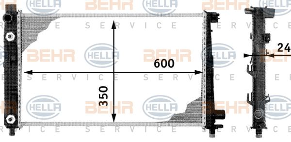 HELLA Radiators, Motora dzesēšanas sistēma 8MK 376 713-054