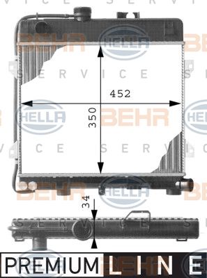 HELLA Radiators, Motora dzesēšanas sistēma 8MK 376 713-261