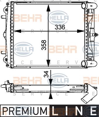 HELLA Radiators, Motora dzesēšanas sistēma 8MK 376 713-791