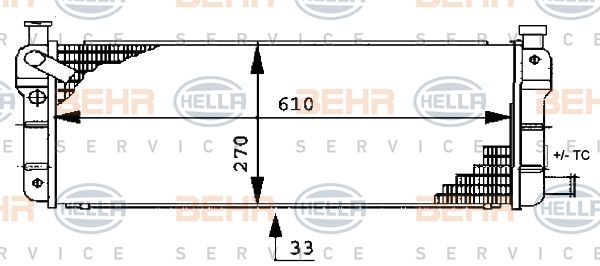 HELLA Radiators, Motora dzesēšanas sistēma 8MK 376 716-131