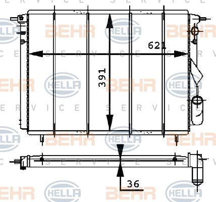 HELLA Radiators, Motora dzesēšanas sistēma 8MK 376 716-211