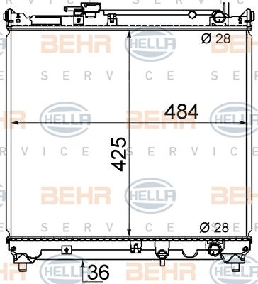 HELLA Radiators, Motora dzesēšanas sistēma 8MK 376 716-421